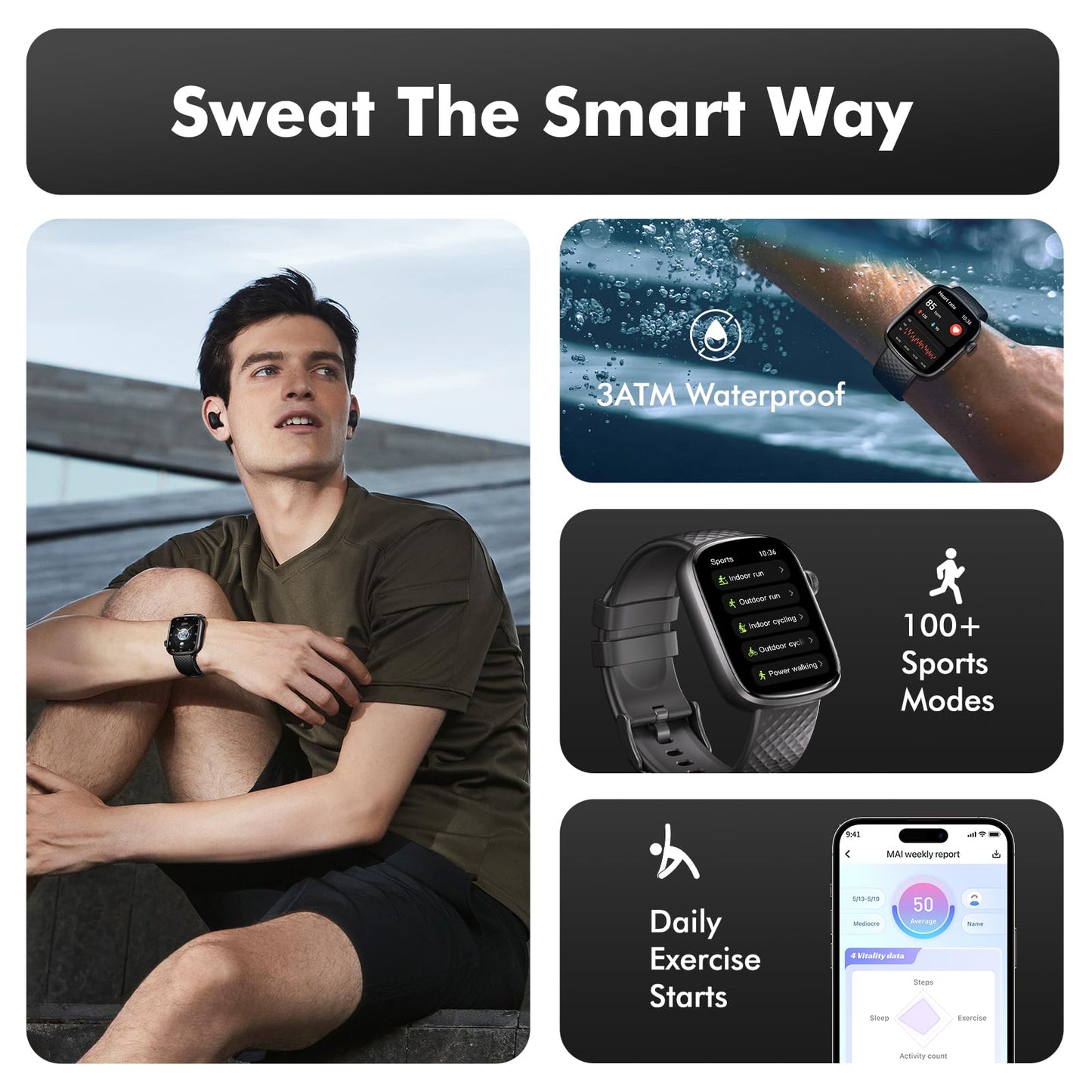 ELNA Smart Watch Bluetooth