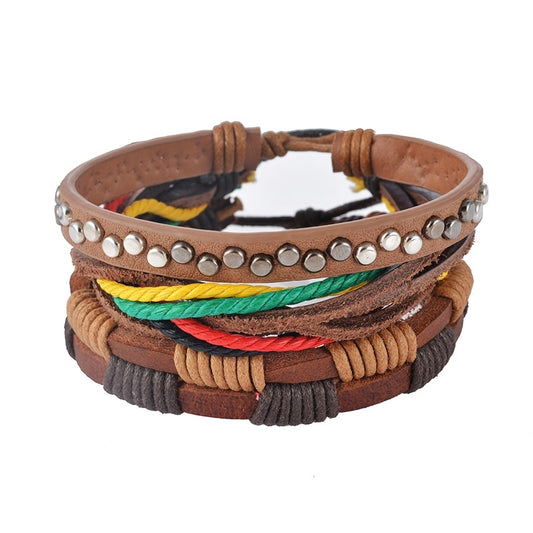 ELNA Leather Bracelet Men