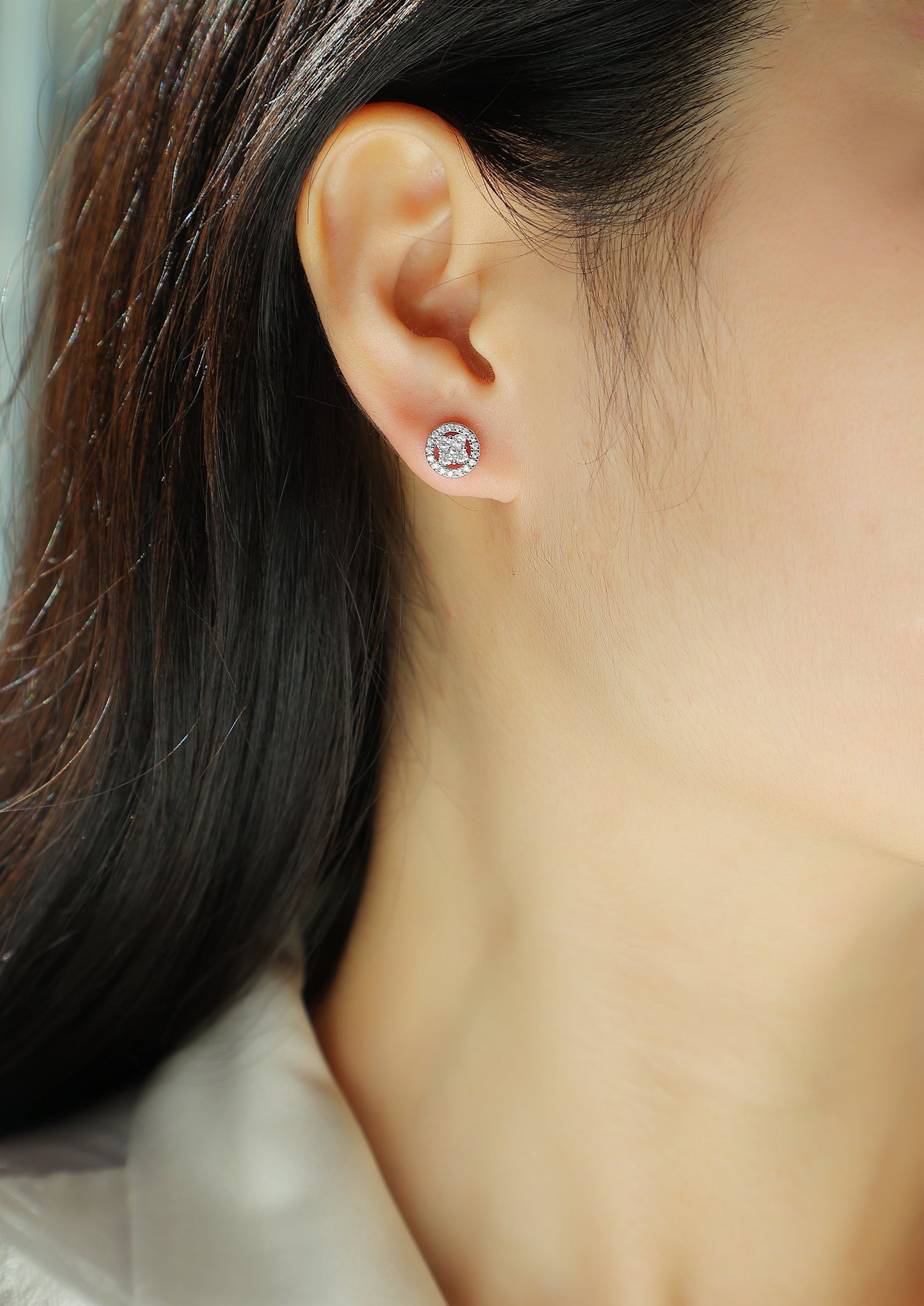 ELNA Silver Osmanthus Earrings