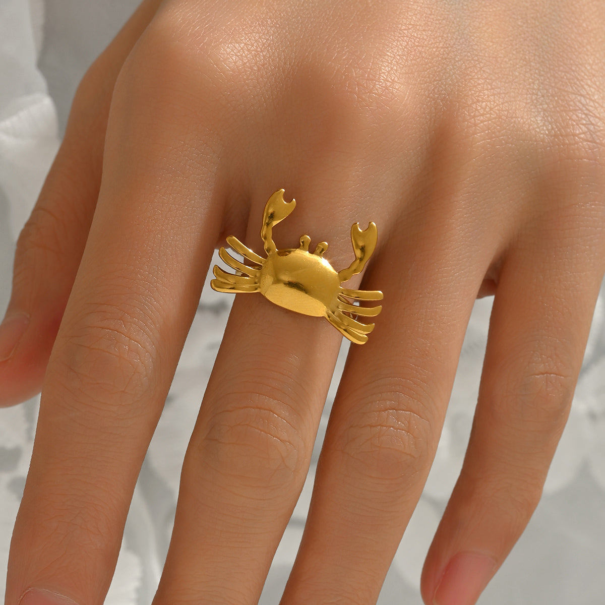 ELNA Crab Design  Ring