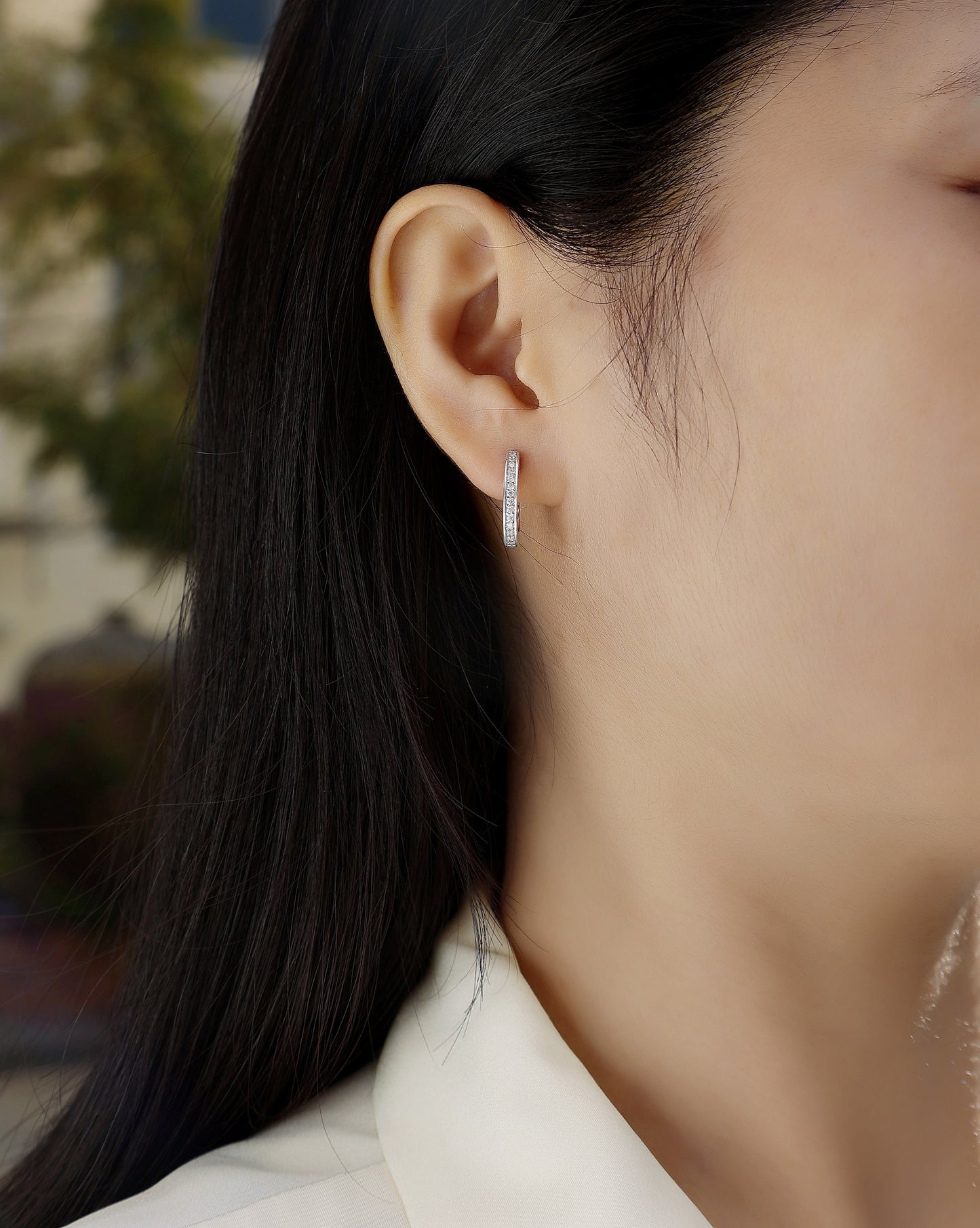 ELNA Highlight Silver Earrings