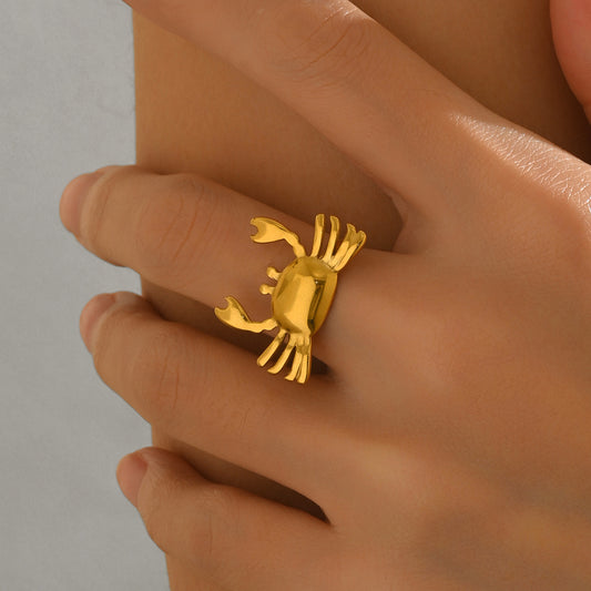 ELNA Crab Design  Ring